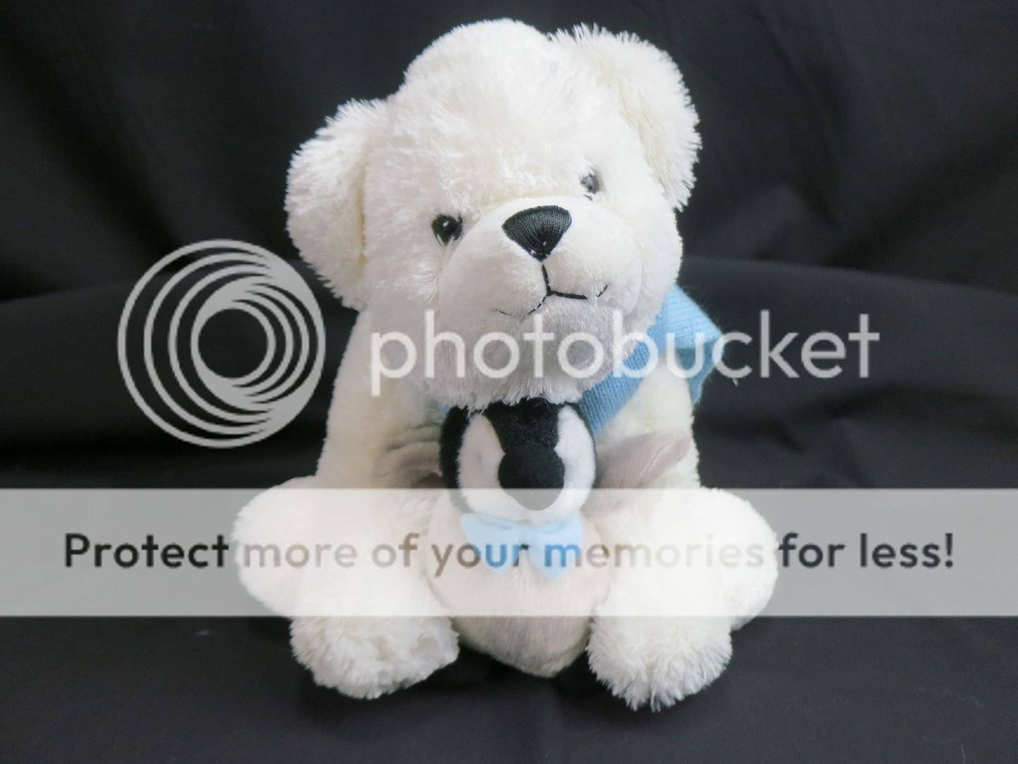 christmas polar bear plush